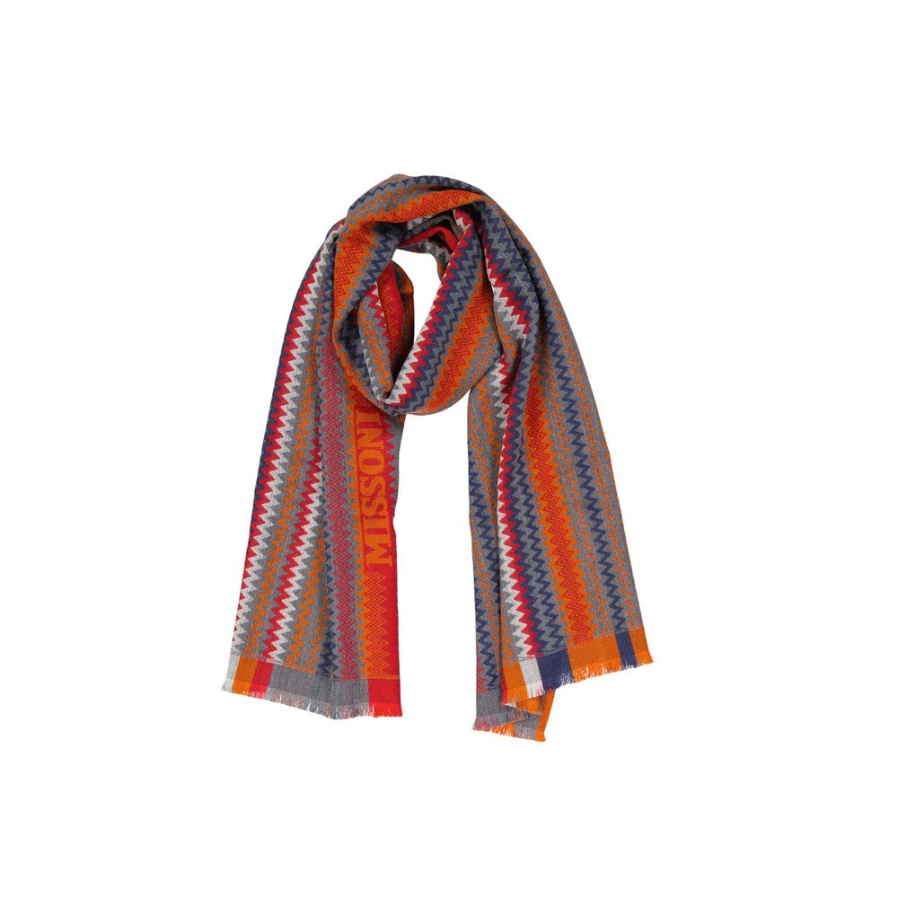 Missoni Gray Wool Scarf1728,75611013280,Accessories,Gray,Missoni,New with tags,Scarves - Accessories,Scarves - Scarves - Accessories,Women