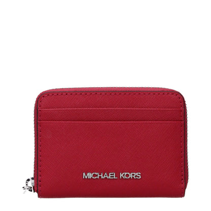 Michael Kors Red Leather Cardholder1728,75667636384,Accessories,Cardholders - Wallets - Accessories,Michael Kors,New with tags,Red,Wallets - Accessories,Women