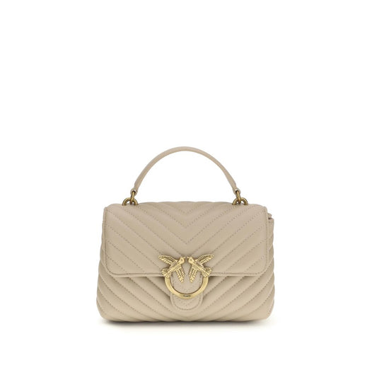 PINKO Beige Calf Leather Bos Taurus Handbag1728,72470364320,Bags,Beige,Handbags - Bags,New with tags,PINKO,Women