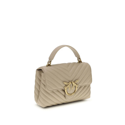 PINKO Beige Calf Leather Bos Taurus Handbag 1728,72470364320,Bags,Beige,Handbags - Bags,New with tags,PINKO,Women
