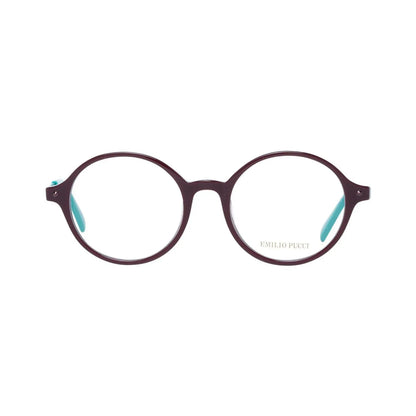 Emilio Pucci Burgundy Plastic Glasses (Frames)