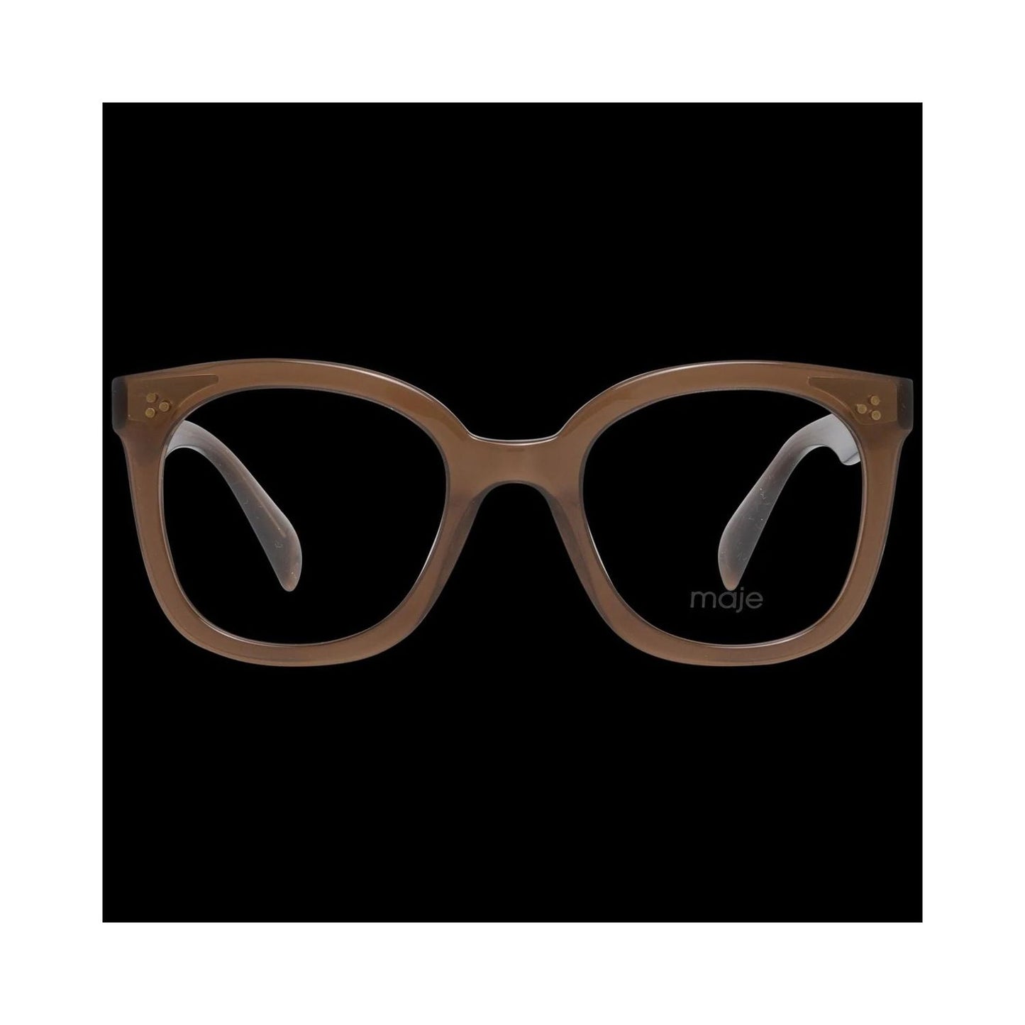 Maje Brown Plastic Glasses (Frames)