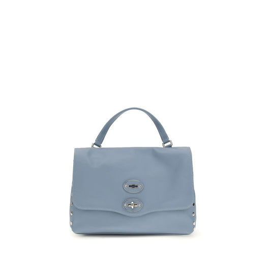 Zanellato Blue Calf Leather Bos Taurus Shoulder Bag1728,72470364320,Bags,Blue,New with tags,Shoulder Bags - Bags,Women,Zanellato