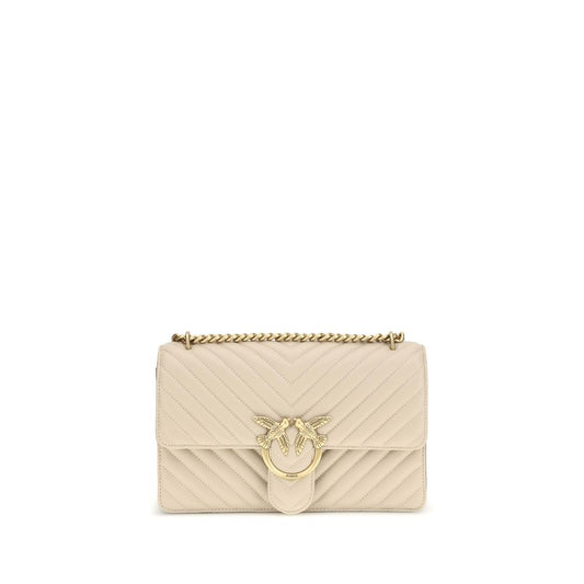 PINKO Beige Calf Leather Bos Taurus Shoulder Bag1728,72470364320,Bags,Beige,New with tags,PINKO,Shoulder Bags - Bags,Women