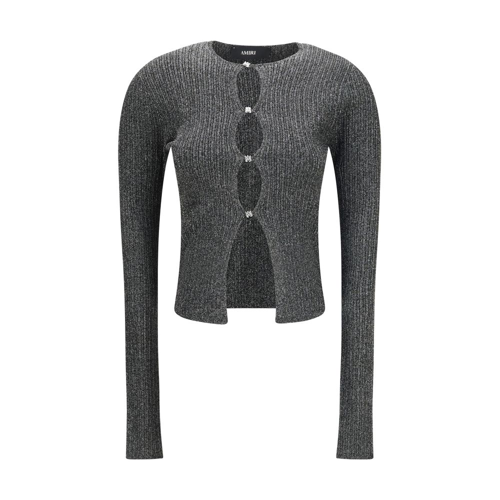 Amiri Black Viscose Cardigan1728,72470364320,Amiri,Black,Cardigans - Sweaters - Clothing,Clothing,L,M,New with tags,Sweaters - Clothing,Women