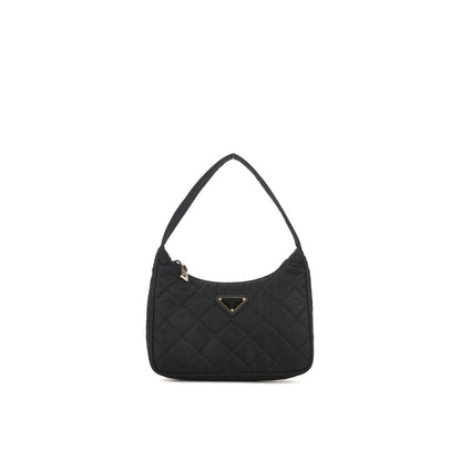 Prada Black Nylon Shoulder Bag 1728,75611013280,Bags,Black,New with tags,Prada,Shoulder Bags - Bags,Women