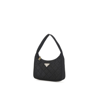 Prada Black Nylon Shoulder Bag 1728,75611013280,Bags,Black,New with tags,Prada,Shoulder Bags - Bags,Women