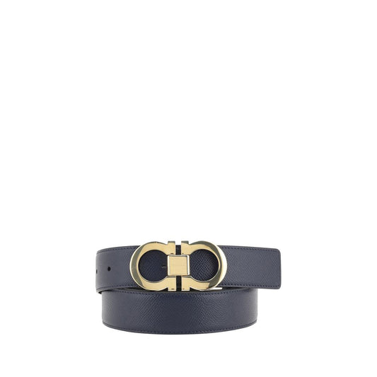Ferragamo Blue Calf Leather Bos Taurus Regular Belt 100 cm / 40 Inches,105 cm / 42 Inches,110 cm / 44 Inches,115 cm / 46 Inches,1728,72470364320,90 cm / 36 Inches,95 cm / 38 Inches,Accessories,Belts - Accessories,Blue,Ferragamo,Men,New with tags,Regular B