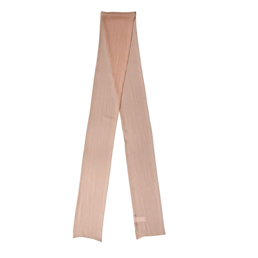 Dolce & Gabbana Light Pink Silk Sash Wrap Foulard 291cm x 19cm  Scarf