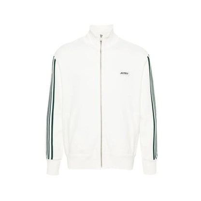 Autry White Nylon Sweatshirt