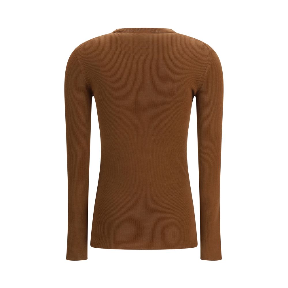 Prada Brown Wool Cardigan
