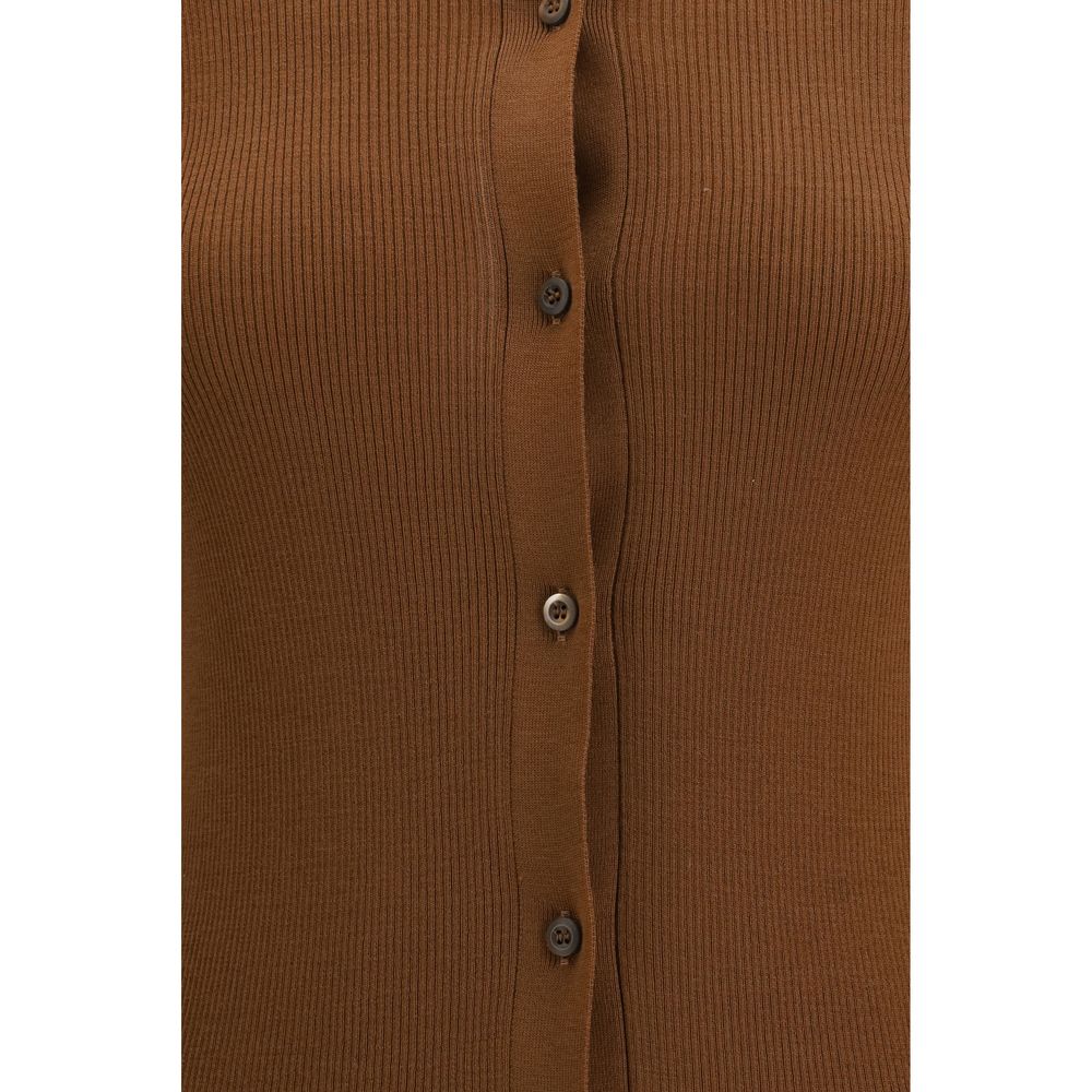 Prada Brown Wool Cardigan