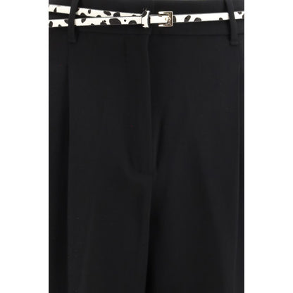 Max Mara Black Triacetate Dress Pants