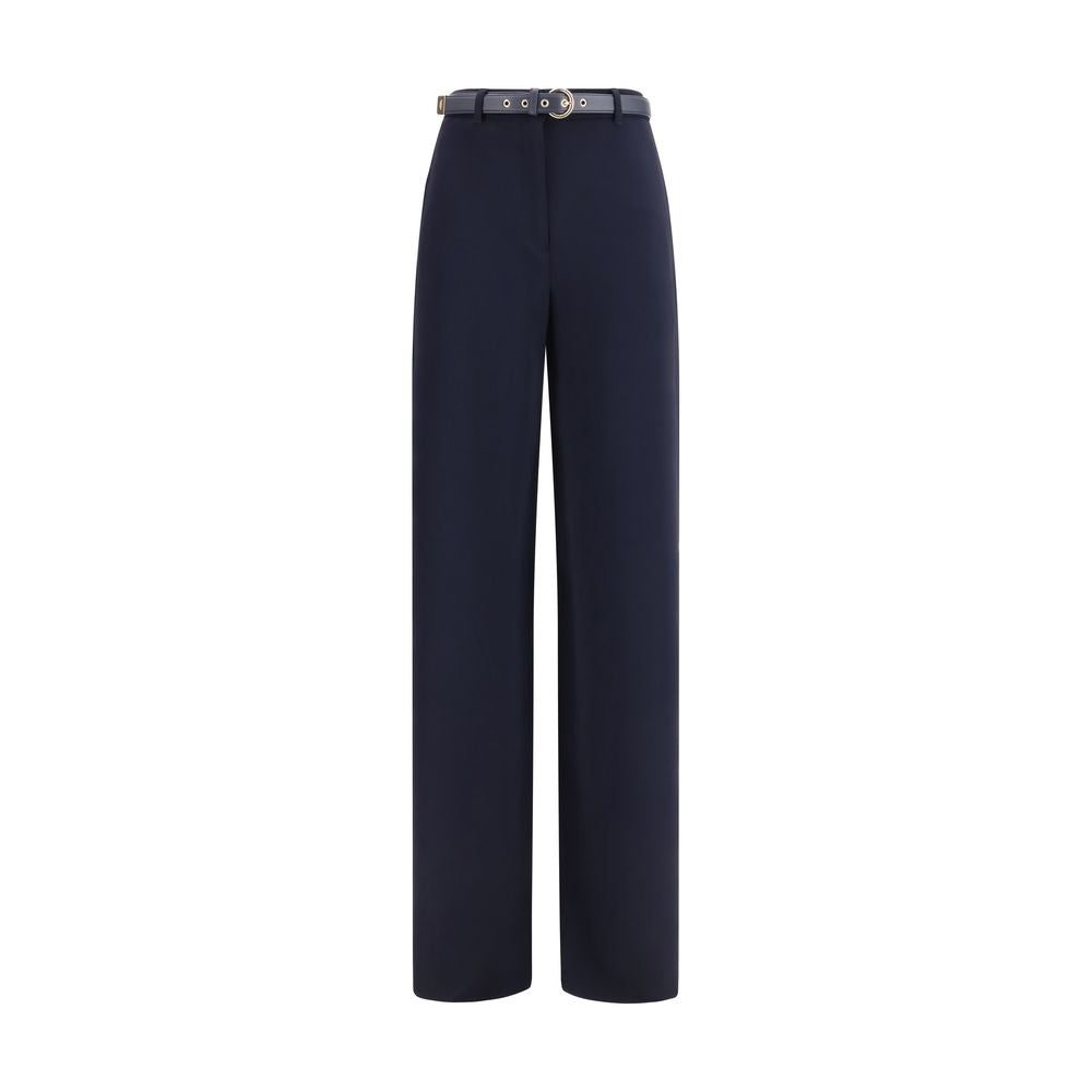 Max Mara Blue Triacetate Dress Pants