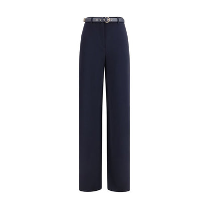 Max Mara Blue Triacetate Dress Pants