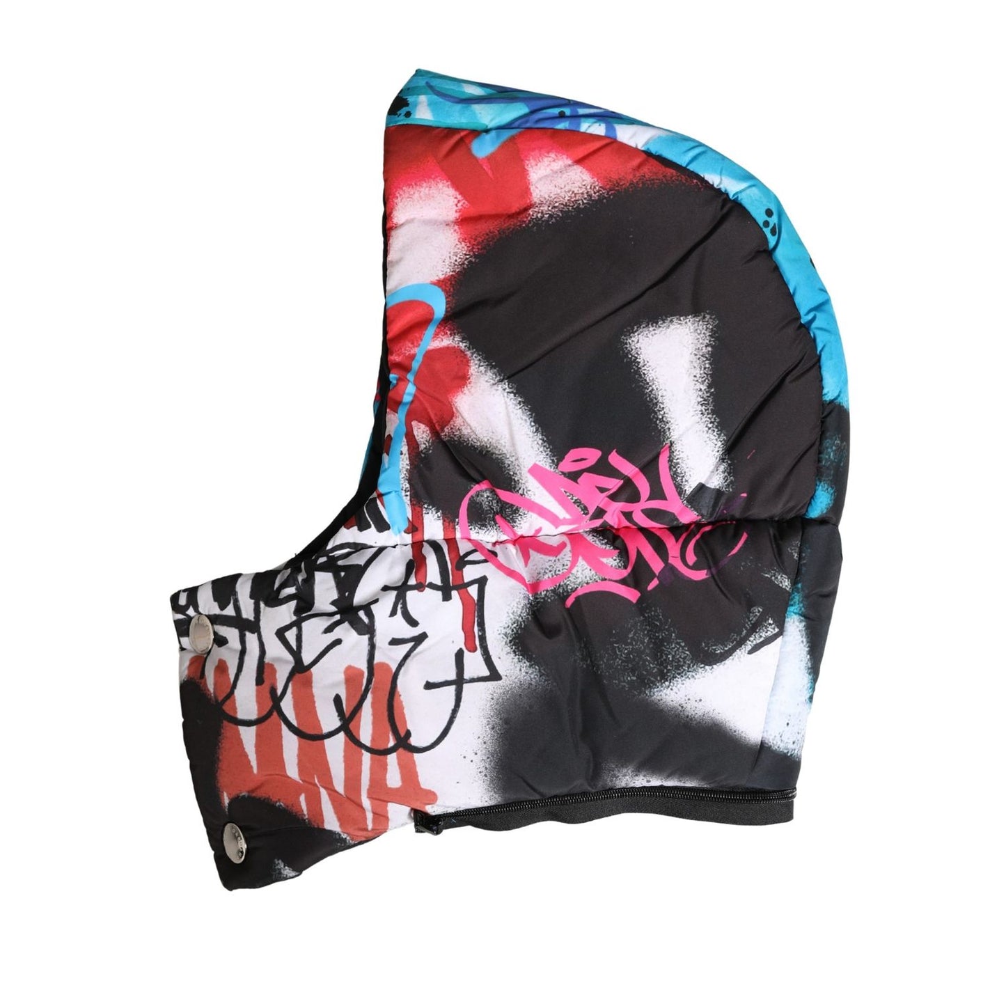 Dolce & Gabbana Multicolor Graffiti Whole Head Wrap Capello Hat