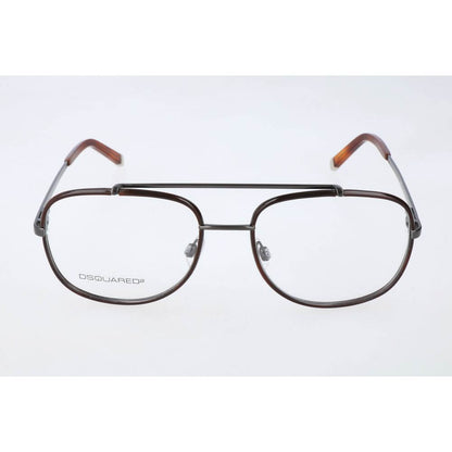 Dsquared² Brown Metal Glasses (Frames)