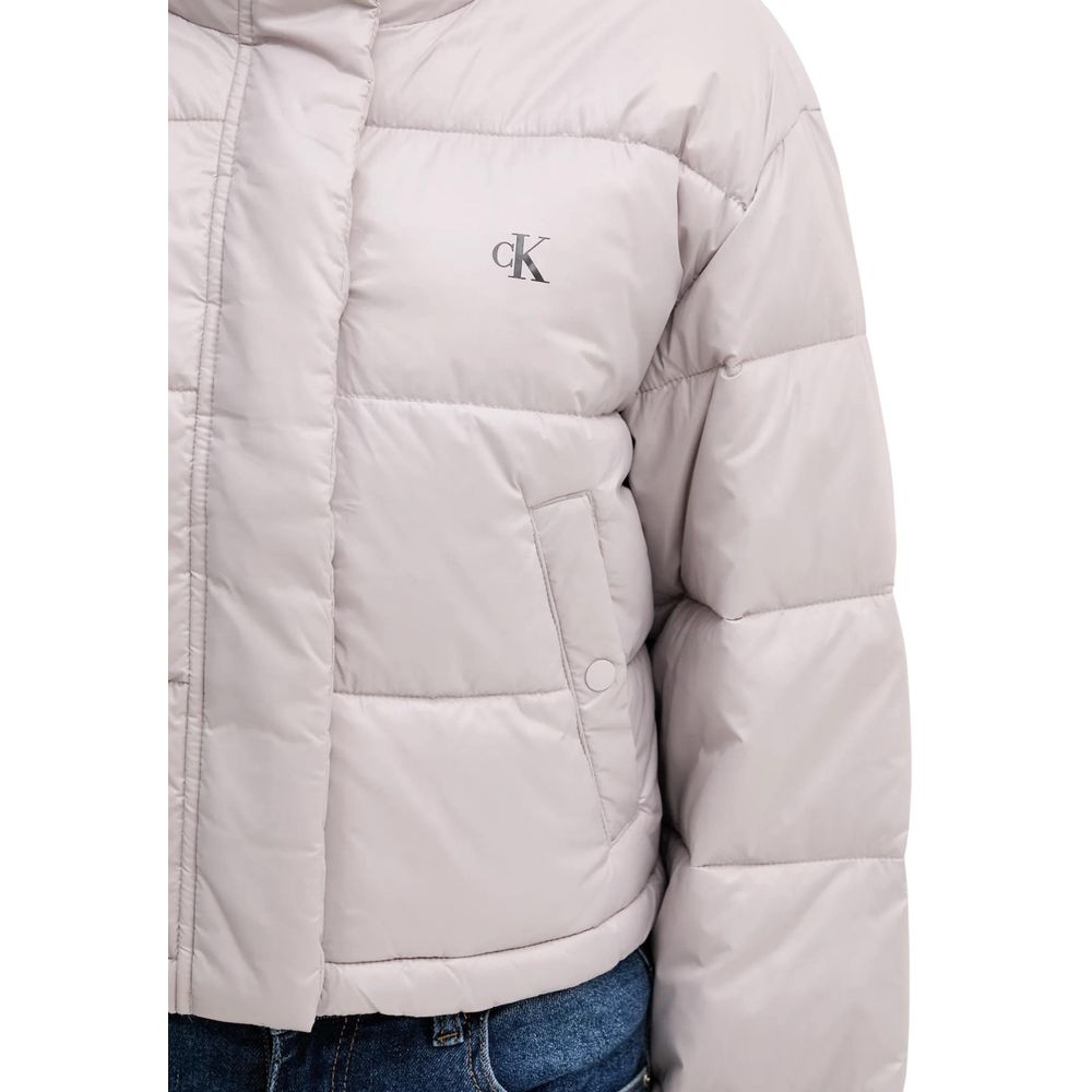 Calvin Klein Jeans Purple Polyamide Jacket