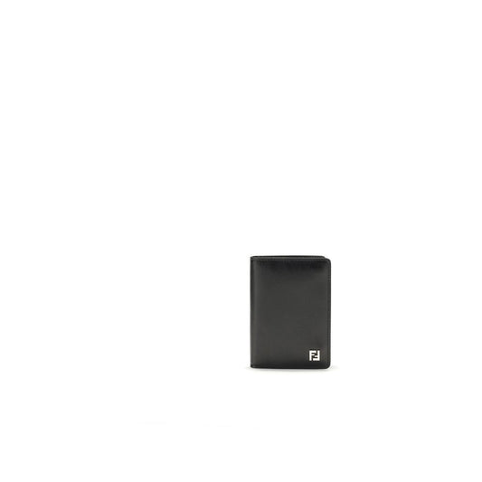 Fendi Black Calf Leather Bos Taurus Wallet 1728,72470364320,Accessories,Black,Fendi,Men,New with tags,Wallets - Accessories,Wallets - Wallets - Accessories