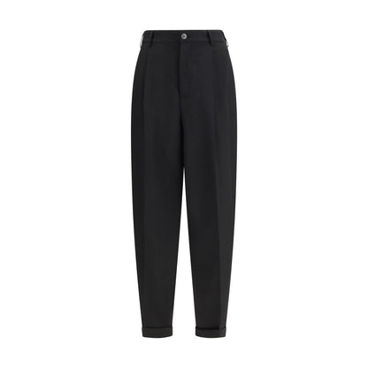 Marni Black Wool Casual Pants