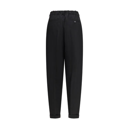 Marni Black Wool Casual Pants