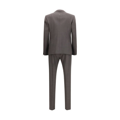 Dsquared² Gray Wool Two-Piece Suit