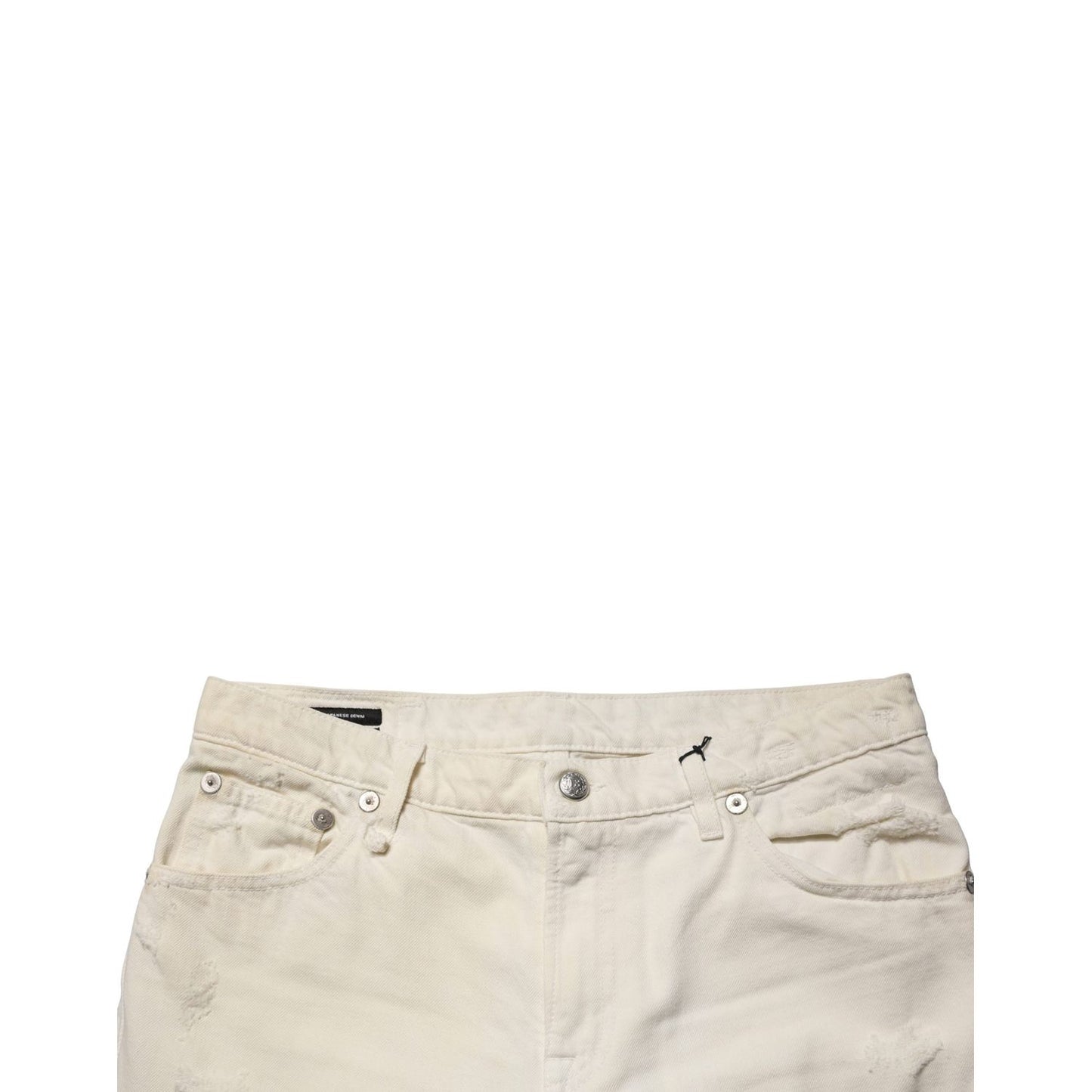 R13 Mid Waisted Bootcut Tattered Denim Trouser Jeans