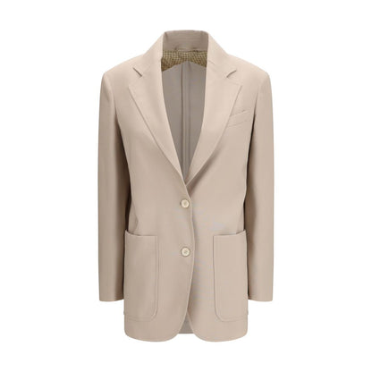 Max Mara Beige Wool Blazer