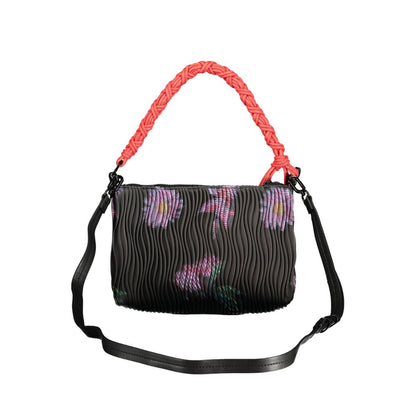 Desigual Nero Poliuretano Women Handbag