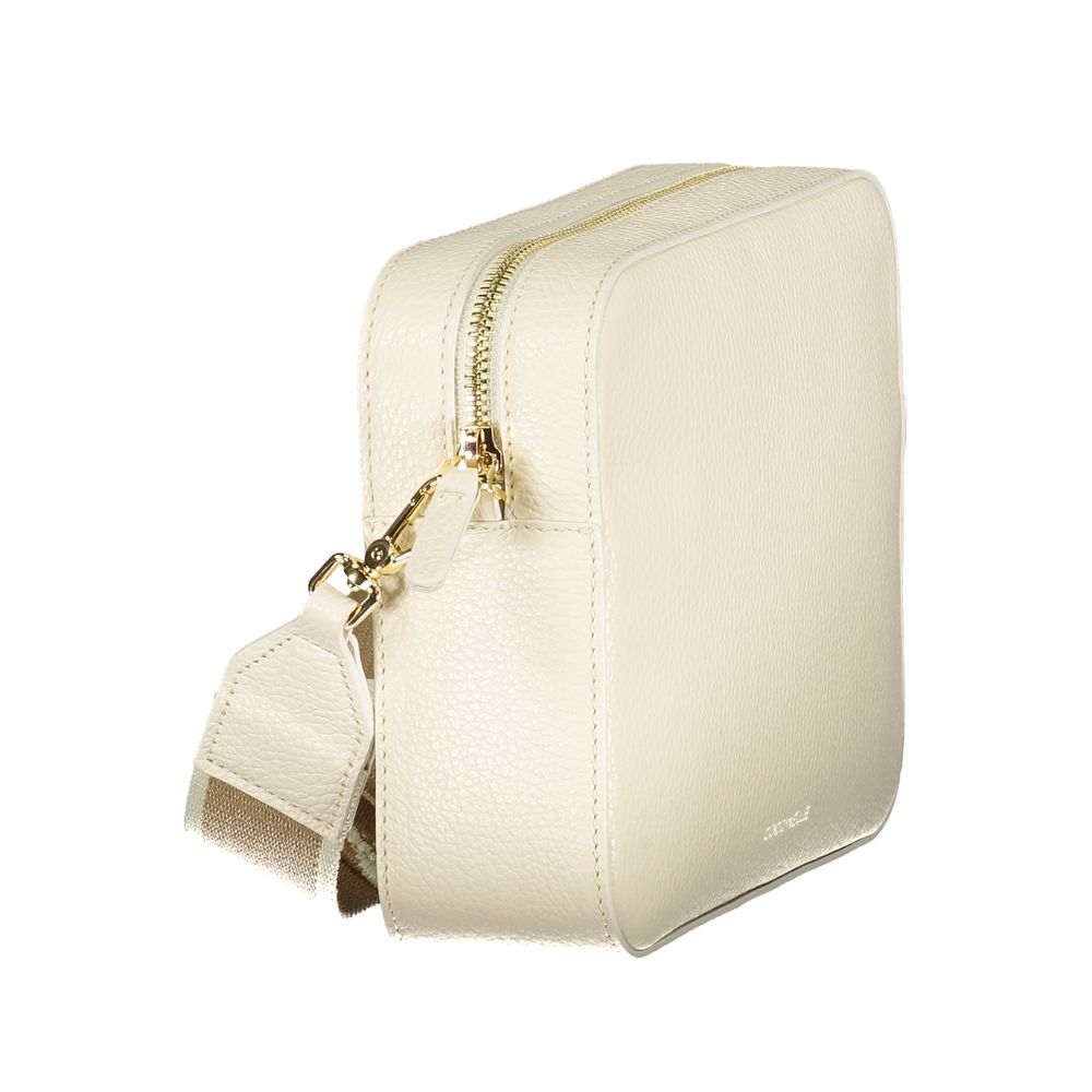 Coccinelle Bianco Leather Women Handbag