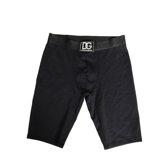 Dolce & Gabbana Black Logo Waistband Men BoxerShorts Underwear