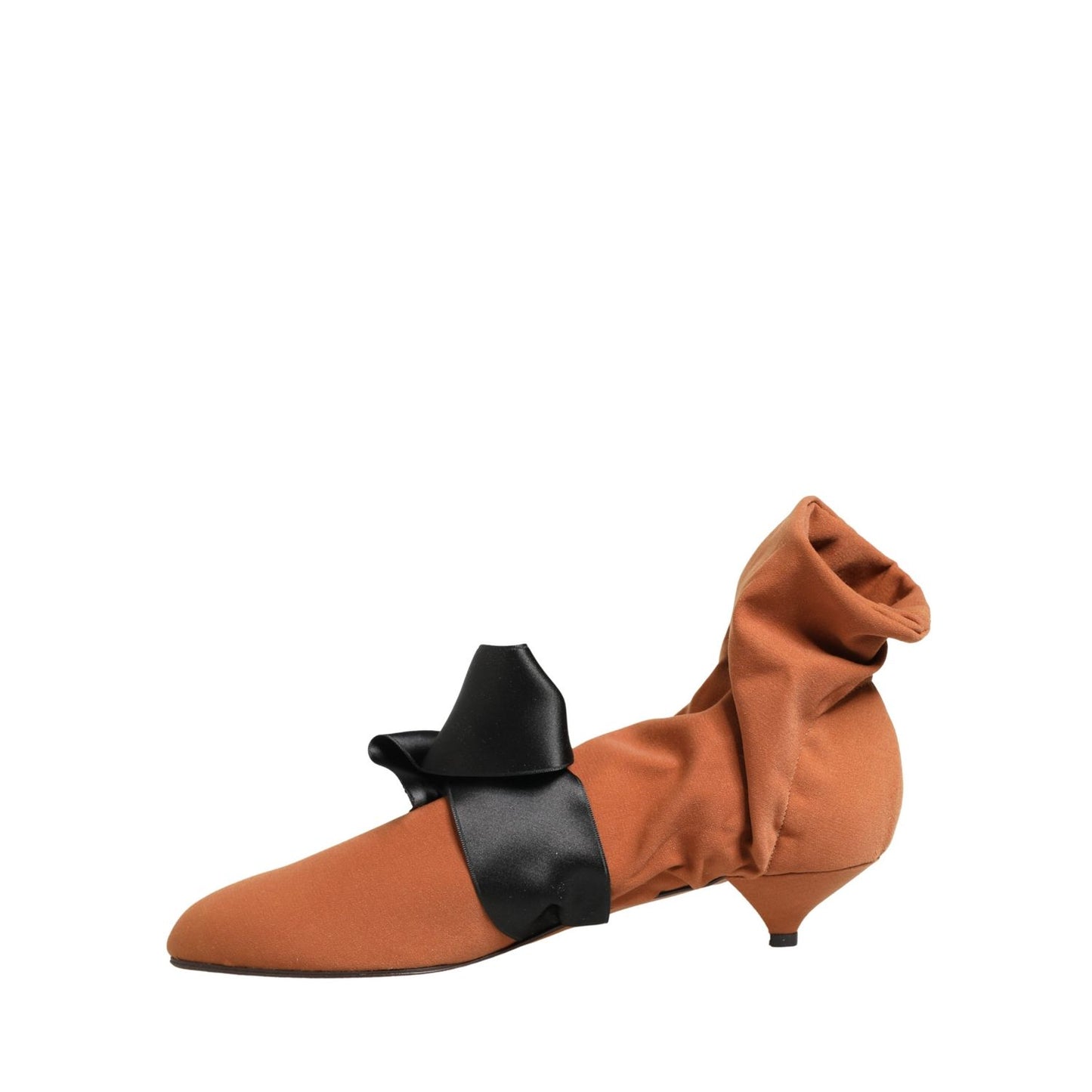 Dolce & Gabbana Brown Black Suede Boots Shoes