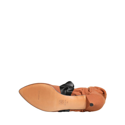 Dolce & Gabbana Brown Black Suede Boots Shoes