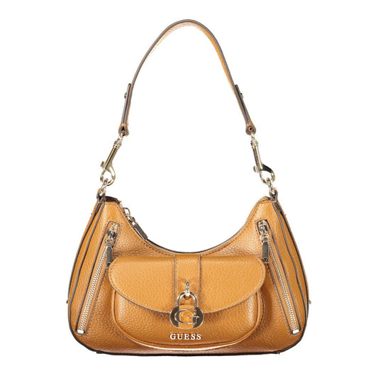 Guess Jeans Marrone Poliuretano Womens Handbag