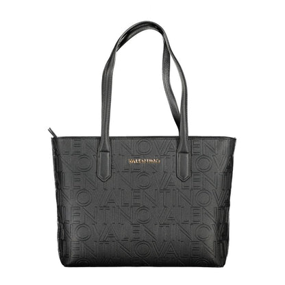 Mario Valentino Black Polyurethane Women's Bag