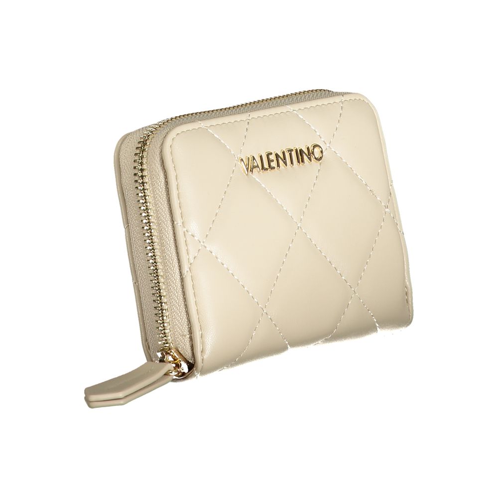 Mario Valentino Beige Polyurethane Women's Wallet