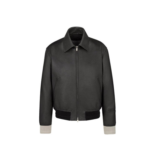Dior Black Calfskin Bomber