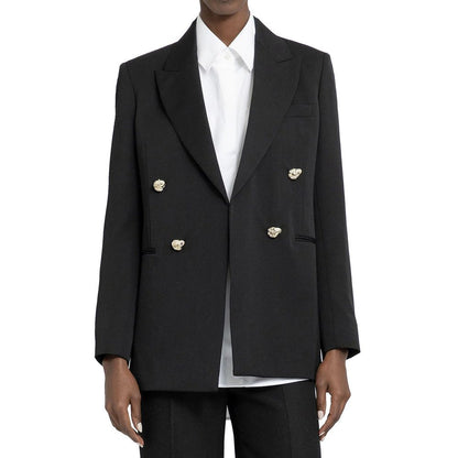 Lanvin Black Virgin Wool Blazer