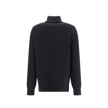 Loewe Black Lamb Fur Full-Length Jacket