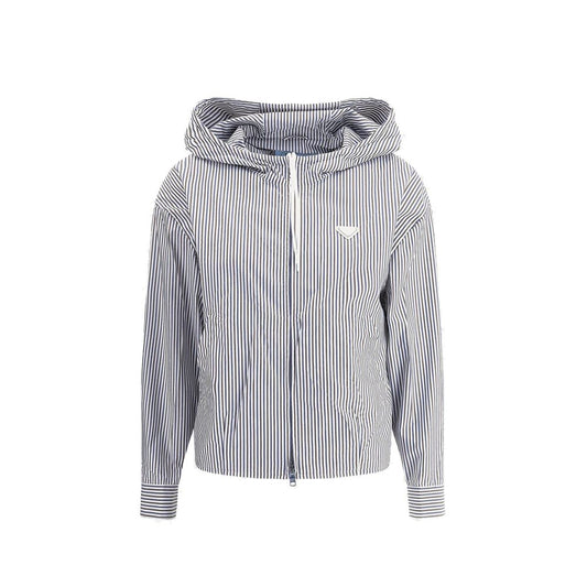 Prada Blue Polyamide Shell Jacket