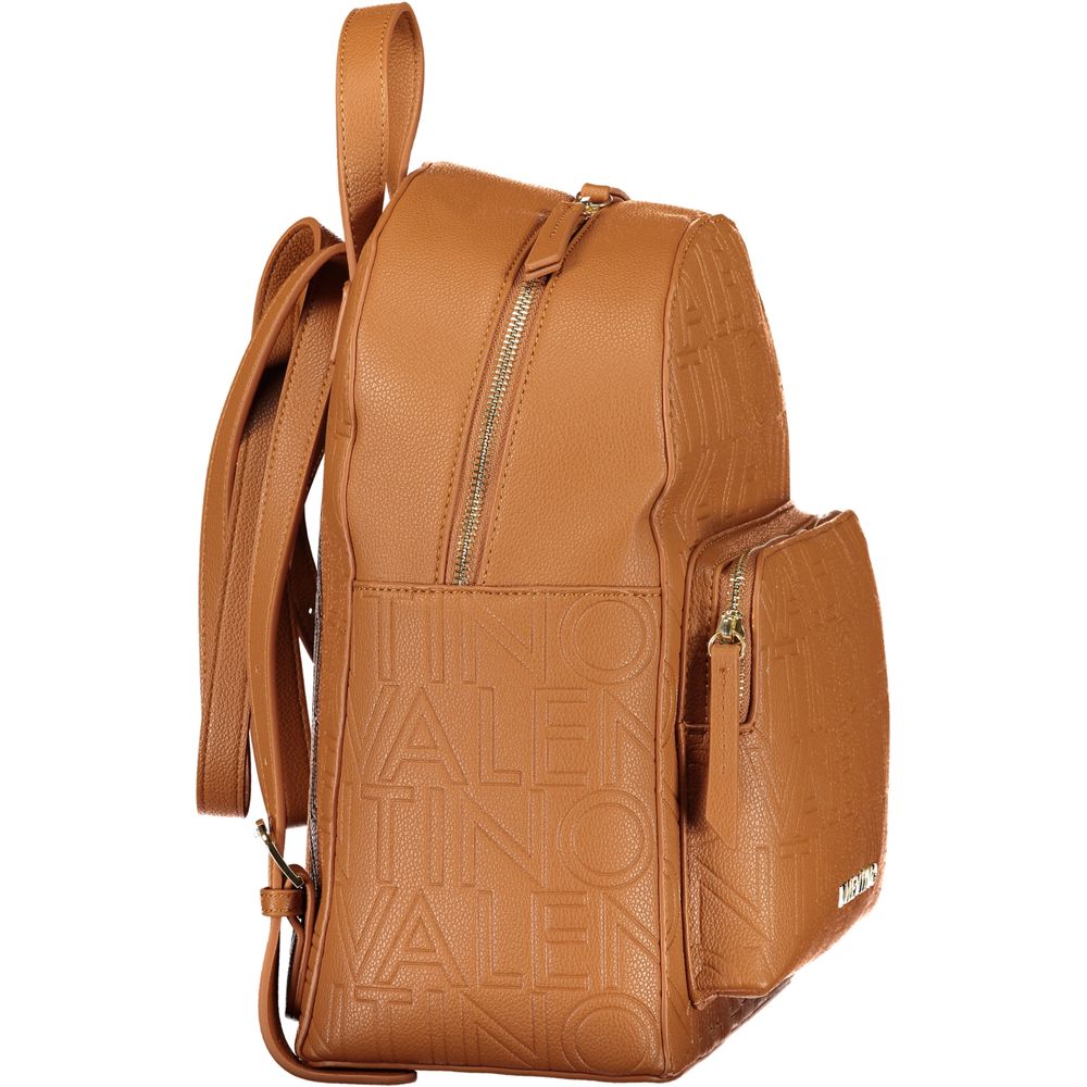 Mario Valentino Brown Polyethylene Backpack