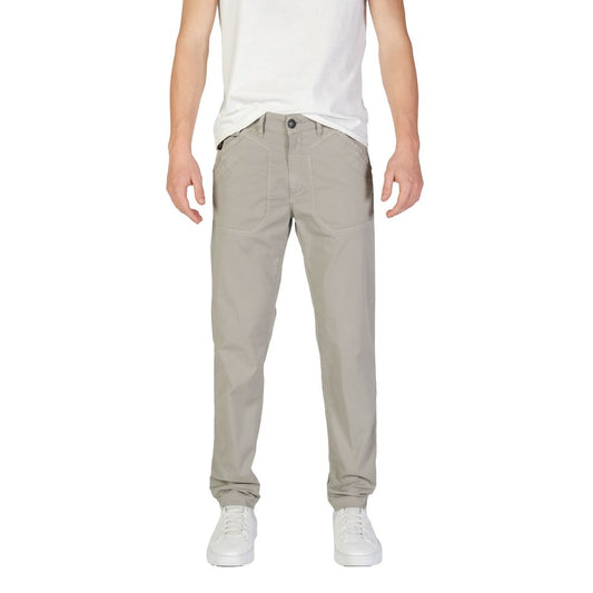 Refrigiwear Gray Cotton Casual Pants