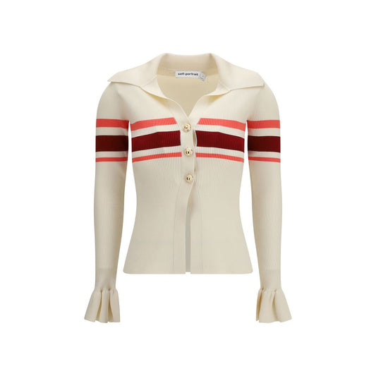 Self-Portrait Beige Viscose Blouse