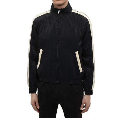 Saint Laurent Black Polyamide Bomber