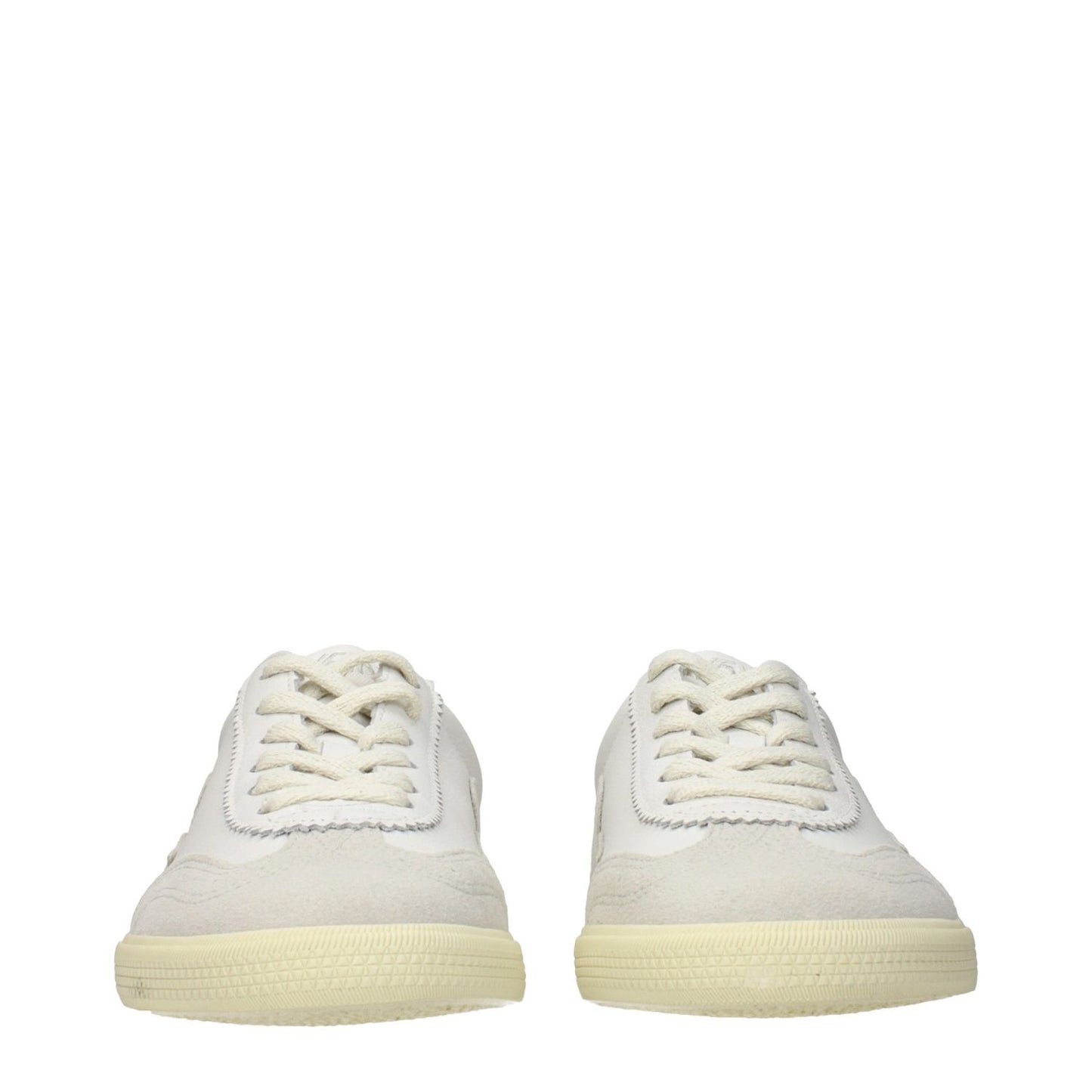 Veja White Leather Low Top Sneakers