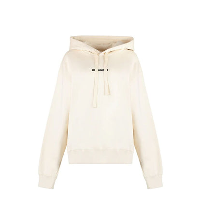 Jil Sander White Cotton Sweatshirt