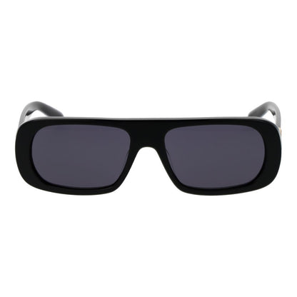 GCDS Black Plastic Sunglasses