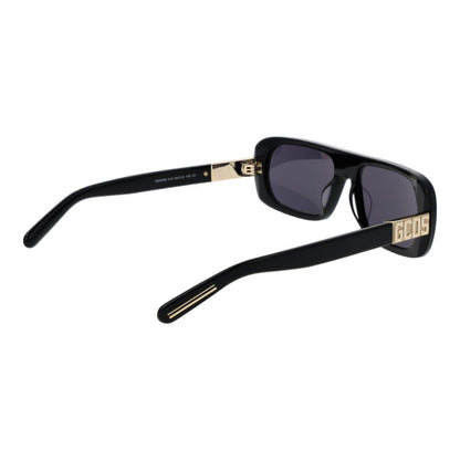 GCDS Black Plastic Sunglasses