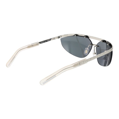 GCDS Silver Metal Sunglasses