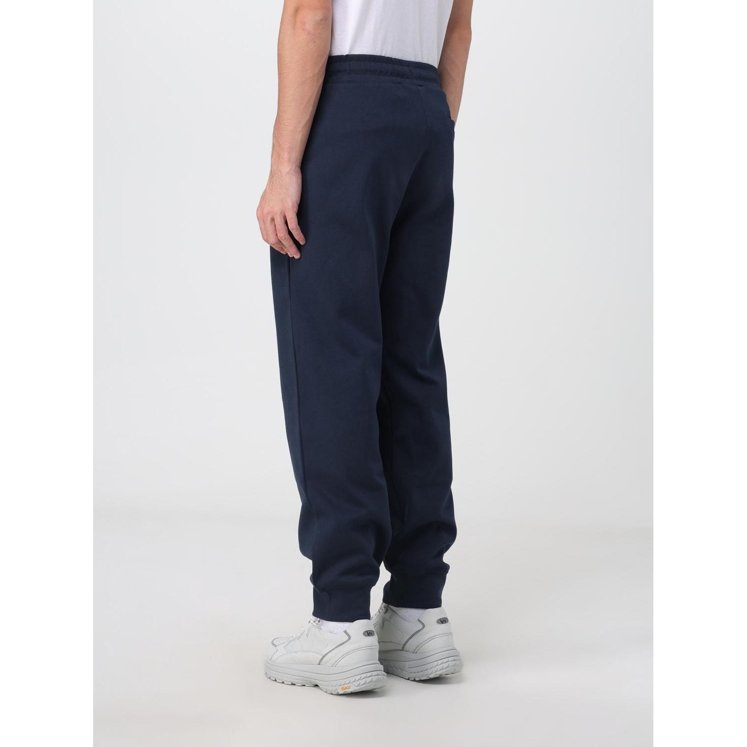 Armani Exchange Blue Cotton Joggers (Workout Pants)